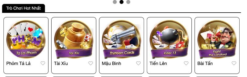 Đa dạng thể loại game bài tại Vin777